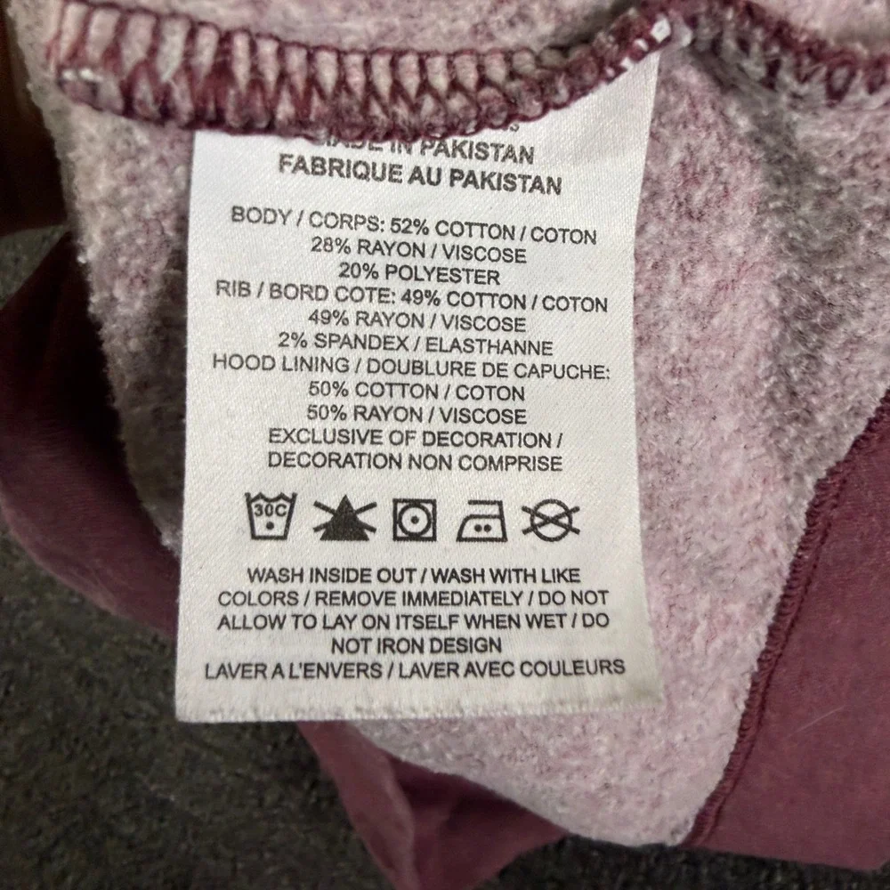 Nike Hoodie Women M Sportswear Essential BV4526-639 Burgundy EUC